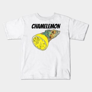 Funny Chameleon Lemon Chamelemon Kids T-Shirt